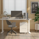 V Standing Desk - White (EC3-02W)-2
