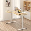 L-SHAPED 2-Legs UP STANDING DESK - Oak_Black (E1L-01B)-15