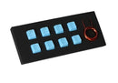 太豪 ABS Rubber Double Shot 8 鍵帽 - NEON Blue-1
