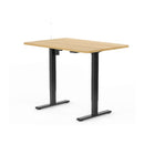 UP STANDING DESK-Oak_Black (E1-01B)-1