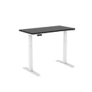 V Standing Desk - Black_White (EC3-03W)-1