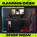 GET119E 電競桌 Gaming Desk-1