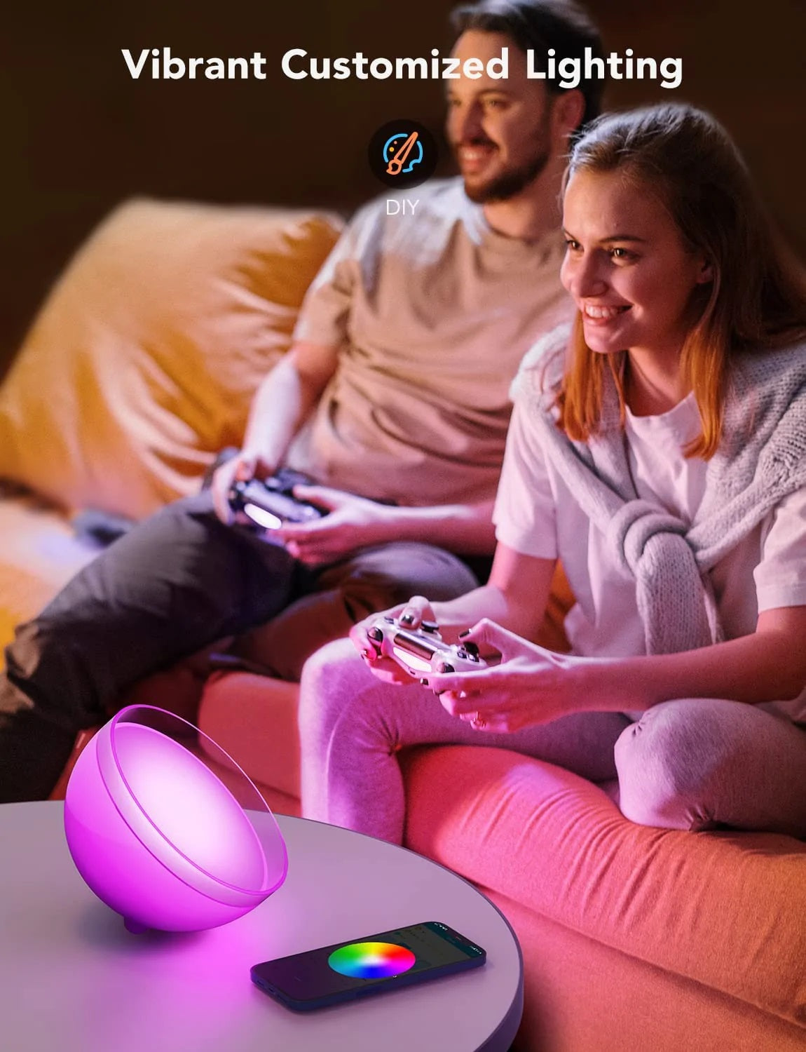 Govee Ambient RGBWW Portable Table Lamp (Bluetooth & Wi-Fi) 多功能的便攜式桌燈