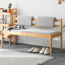 Nadesh 軟墊實木長凳-1