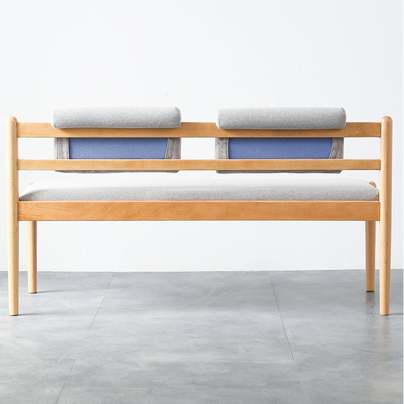 Nadesh 軟墊實木長凳