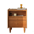 Kelo 櫻桃木實木床頭櫃-1