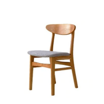 LC032 Rustic Woody chair Solid Wood Dining Chair