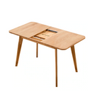 Virtaa 原木色橡木折疊餐桌-2