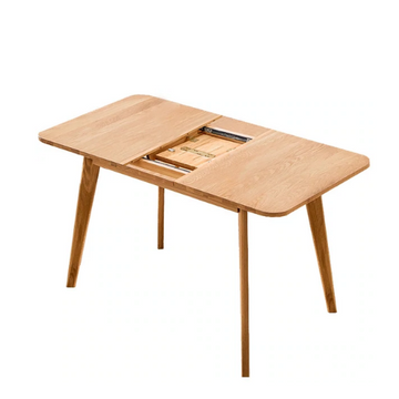 Virtaa 原木色橡木折疊餐桌 - 0