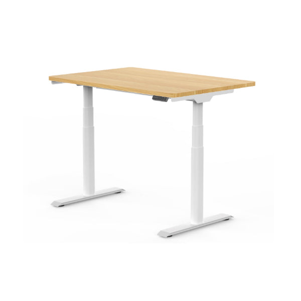 OVAL UP STANDING DESK-OAK_WHITE (E8-01W)