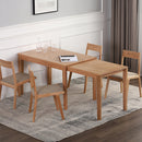 Divano 原木色伸縮折疊長方形餐桌-2