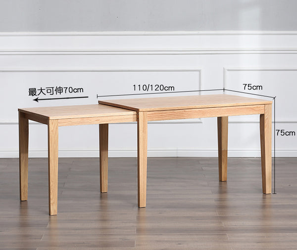 HL76 Overlap Extension Table 橡木伸縮餐桌
