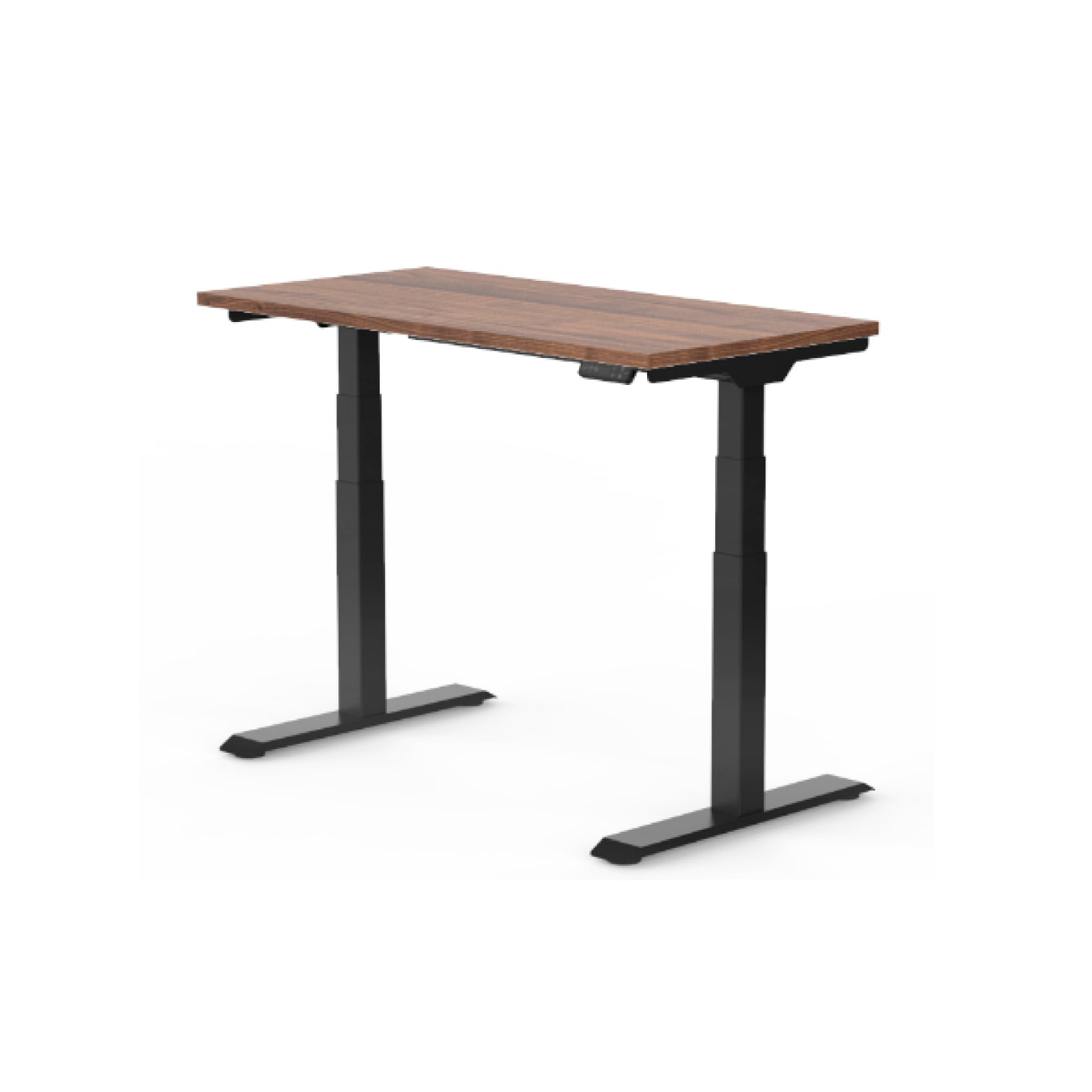 PRO V STANDING DESK-Walnut_Black (E7-02B)