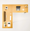 L-SHAPED UP STANDING DESK - OAK_BLACK (E7L-02B)-6