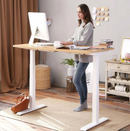 PRO V STANDING DESK-Walnut_White (E7-02W)-2