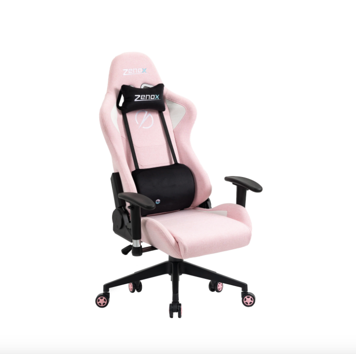 Zenox Mercury Mk-2 Gaming Chair (Fabric/Pink) | Zenox 水星Mk-2 電競椅 (布面/粉紅色)