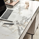 Voima 岩板雙抽電腦桌-2