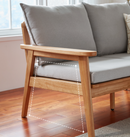 Sakura 日式實木沙發小戶型-8