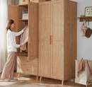 Lusso 原木色兩門衣櫃 Bedroom Cabinet-1