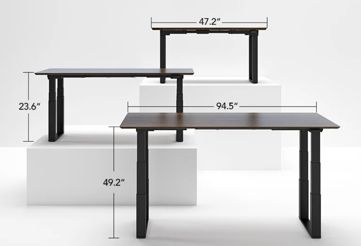 UP CONFERENCE STANDING DESK - Oak_Black (E7Q)