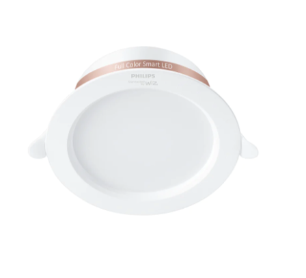 Philips WiZ Downlight RGB 6.5W 4" 智能 Wi-Fi 嵌入式筒燈