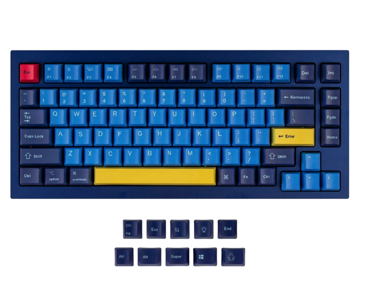 Keychron OEM Dye-Sub PBT Keycap Set - Beach ｜ Keychron OEM Dye-Sub PBT 鍵帽套裝 - Beach (Q1/K2)