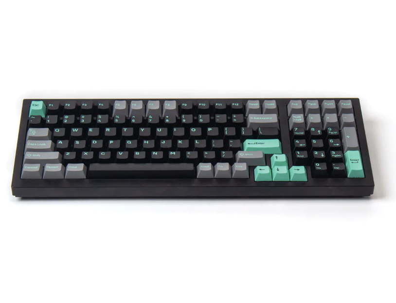 Keychron Cherry Profile Double-Shot PBT Full Set Keycaps (219 Keys) - Hacker Mint | Keychron Cherry Profile Double-Shot PBT全套鍵帽（219鍵） - Hacker Mint