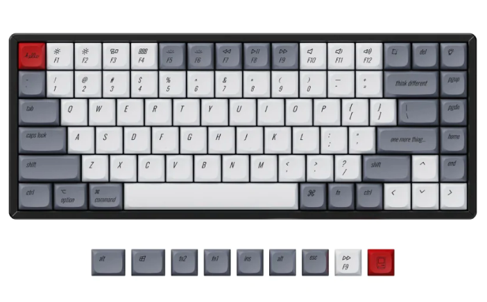 Keychron XDA Profile PBT Retro Keycap Set (Q1Knob/Q2/K2/K6) ｜ Keychron XDA Profile PBT 復古鍵帽組 (Q1Knob/Q2/K2/K6)