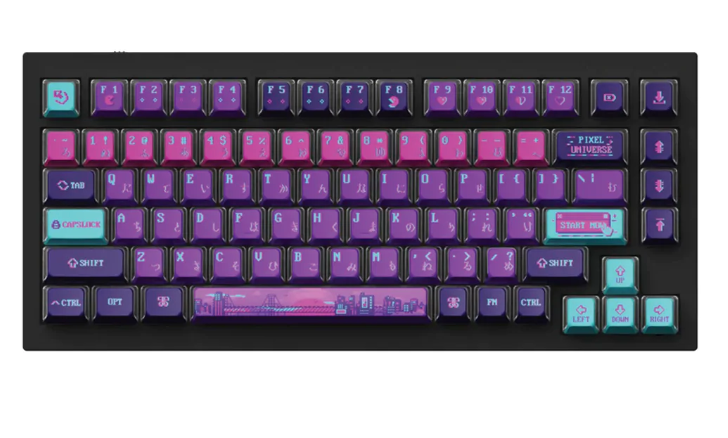 Keychron OEM Dye-Sub PBT Full Set Keycap Set - Pixel Universe (137 keys) ｜ Keychron OEM Dye-Sub PBT 全套鍵帽套裝 - Pixel Universe（137 鍵）