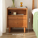 Kelo 櫻桃木實木床頭櫃-4