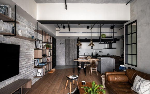 裸磚牆與水泥 造就型格家居