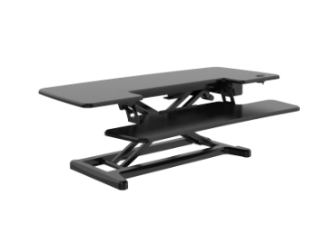EMT107 Desk Riser With Extendable Keyboard Tray 站立式手動升降桌