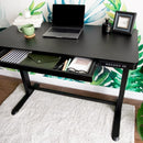 UP-IN-ONE STANDING DESK WITH DRAWER (WOODEN) - Black (EW8-02B)-4