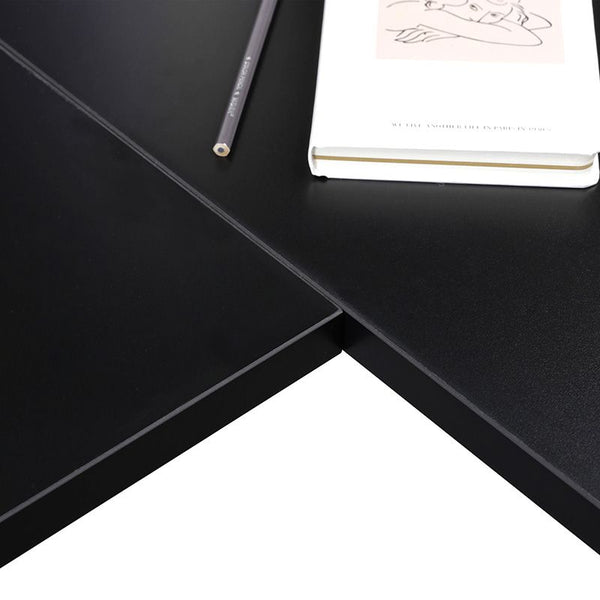 K3L  L-Shaped Dual Motors 2 Stages Standing Desk (White Tabletop with White Frame)  L形兩節式雙摩打電動升降桌