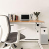 KT118W-N Combine All-in-One Standing Desk (Oak Tabletop with White Frame) / KT118W-N 電動升降桌 (橡木桌面+白色框架)