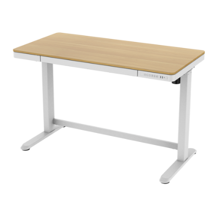 KT118W-N Combine All-in-One Standing Desk (Oak Tabletop with White Frame) / KT118W-N 電動升降桌 (橡木桌面+白色框架)
